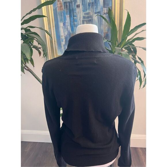 Michael Korse black turtle sweater size small - Picture 4 of 10